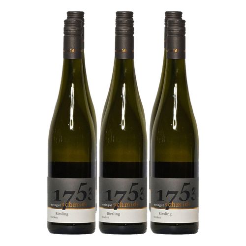 Weingut Schmidt Riesling "vom Schiefer" trocken 13,0 % vol 6 x 0,75 Liter (2025er)