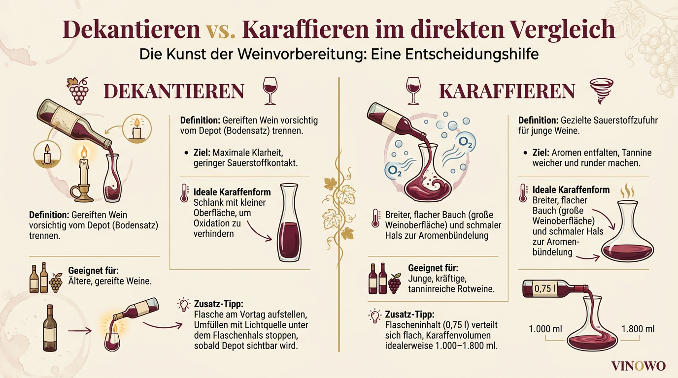 Die besten Weinkaraffen im Überblick: Kaufratgeber 2026