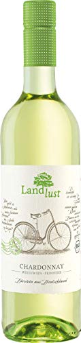 Landlust Chardonnay BIO und VEGAN QbA feinherb, 1 x 0.75 L