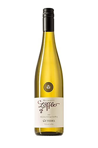 Weingut Löffler, Gutedel Kabinett trocken 0,75 l - 11,5% Vol. Alc. - Frisch, fruchtig, vollmundig - Ein badischer Frühlings- und Sommerwein mit lebendigem Abgang
