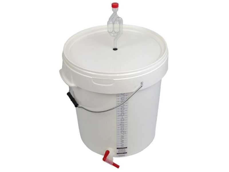 Gäreimer 30L 30 Liter komplett mit Gärröhrchen...