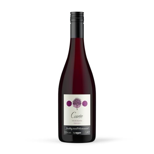 by Amazon Rotwein Cuvée, Vin De France, 1l,...