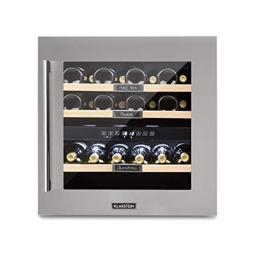 Klarstein Einbau-Weinkühlschrank, 2 Zonen...