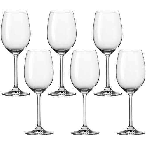 LEONARDO HOME Daily Weißweinglas, Glas, 6 Stück...