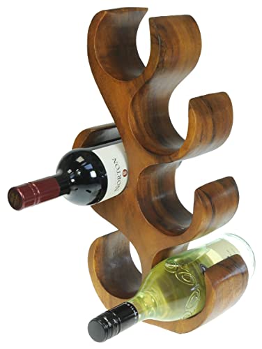 Namesakes® Weinregal aus massivem Holz,...