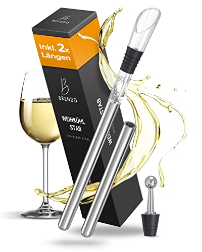 Brendo® 4-in-1 Premium Weinkühlstab I...