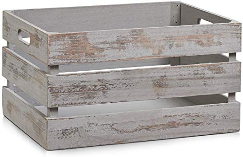 Zeller 15138 Aufbewahrungs-Kiste, Holz, Vintage...