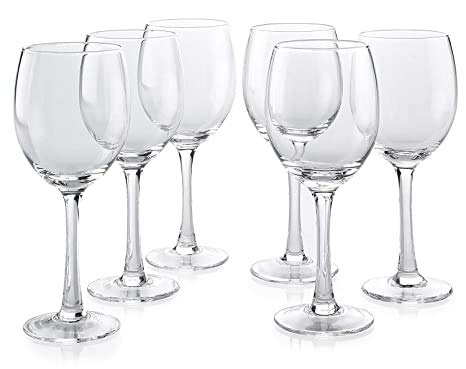 IKEA SVALKA Rotweingläser aus Klarglas; (30cl); 6...