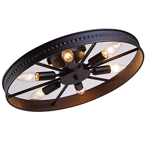 H.W.S Vintage Deckenleuchte Schwarz Deckenlampe...