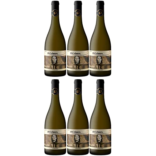 19 Crimes Wines Chardonnay Weißwein Wein Trocken Australien I Visando Paket (6 x 0,75l)
