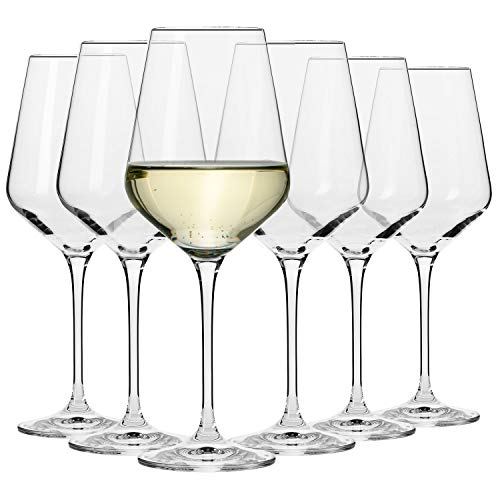 Krosno Große Weiß-Weingläser | Set von 6 | 390...