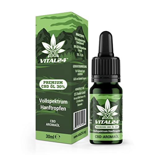 VITAL24 CBD-ÖL 30% mit 30ML - Vollspektrum...