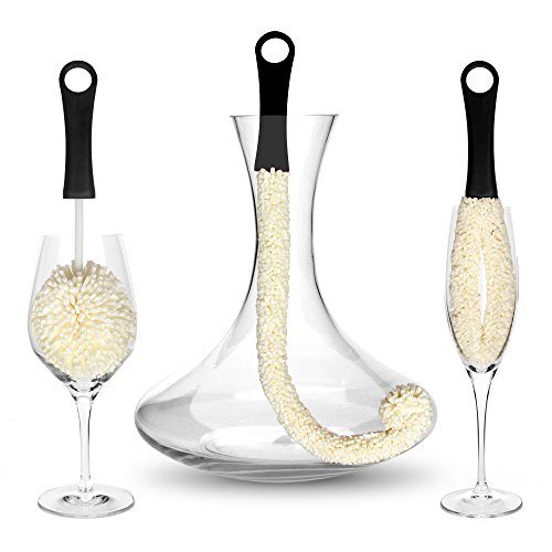 Bar Amigos® Set of 3 - Dekanter Karaffe & Gläser...