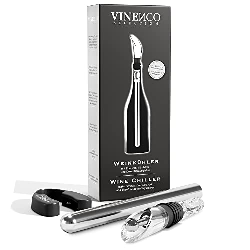 VINENCO Weinkühler Set, Flaschenkühler +...