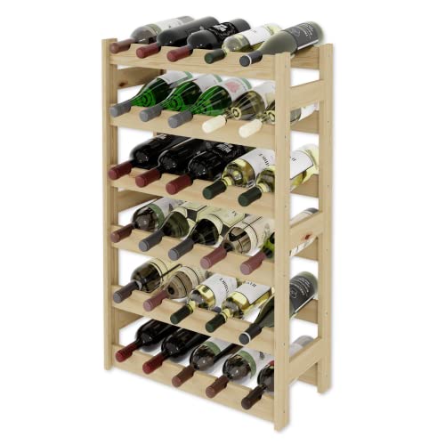 Lenmar Serie RW Weinregal aus Holz für Flaschen,...