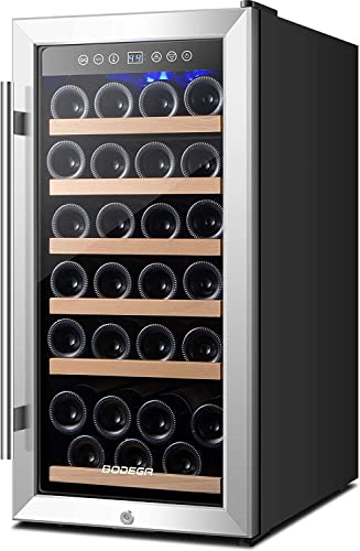 BODEGA Weinkühlschrank, 32 Flaschen 83 Liter,...