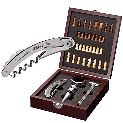 Cadenis Wein-Set 4-teilig mit persönlicher...