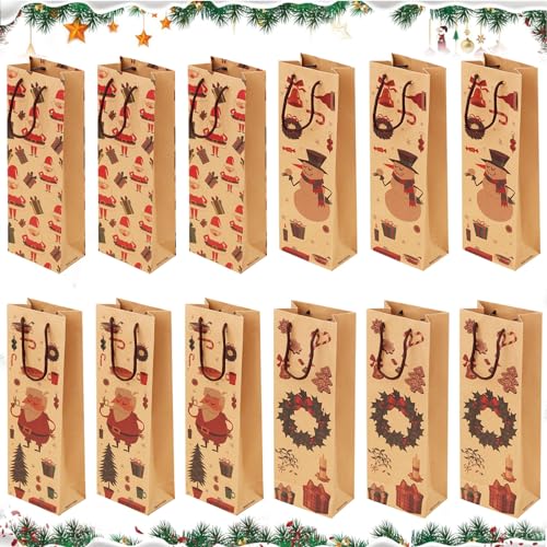 12 Stück Wein Geschenktüte, Geschenktüten...