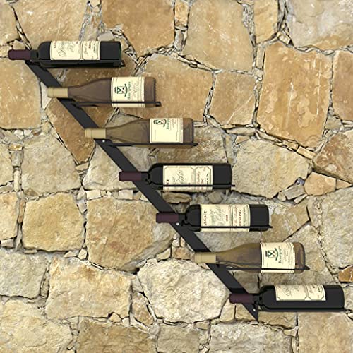 Tidyard Wand Weinregal für 7 Flaschen Metall...