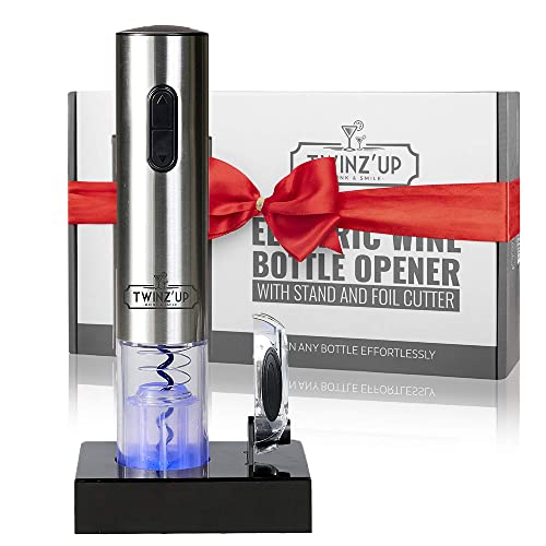 Twinz'up Korkenzieher Elektrisch, Premium Box mit...