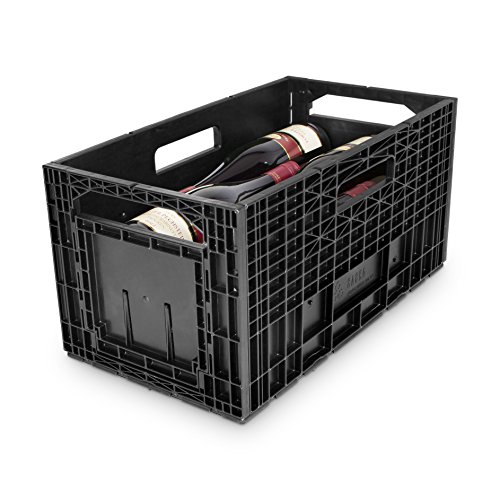 ISOCO Weinbox - Das flexible Weinregal, schwarz (3...