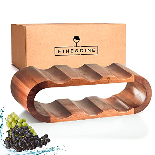 WINE&DINE Weinregal Holz 6 Flaschen |...