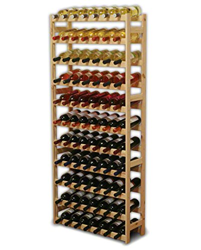 MODO24 Weinregal, Holz, unbehandelt, 72.5 x 25 x...