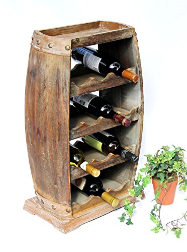 DanDiBo Weinregal Holz Weinfass 1549 Bar...